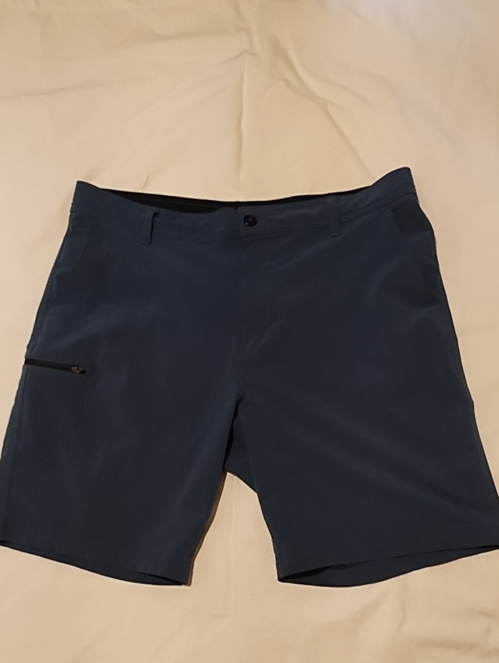 Men's Navy Performance Shorts - Lightweight Comfort 38" Waist. VGC.